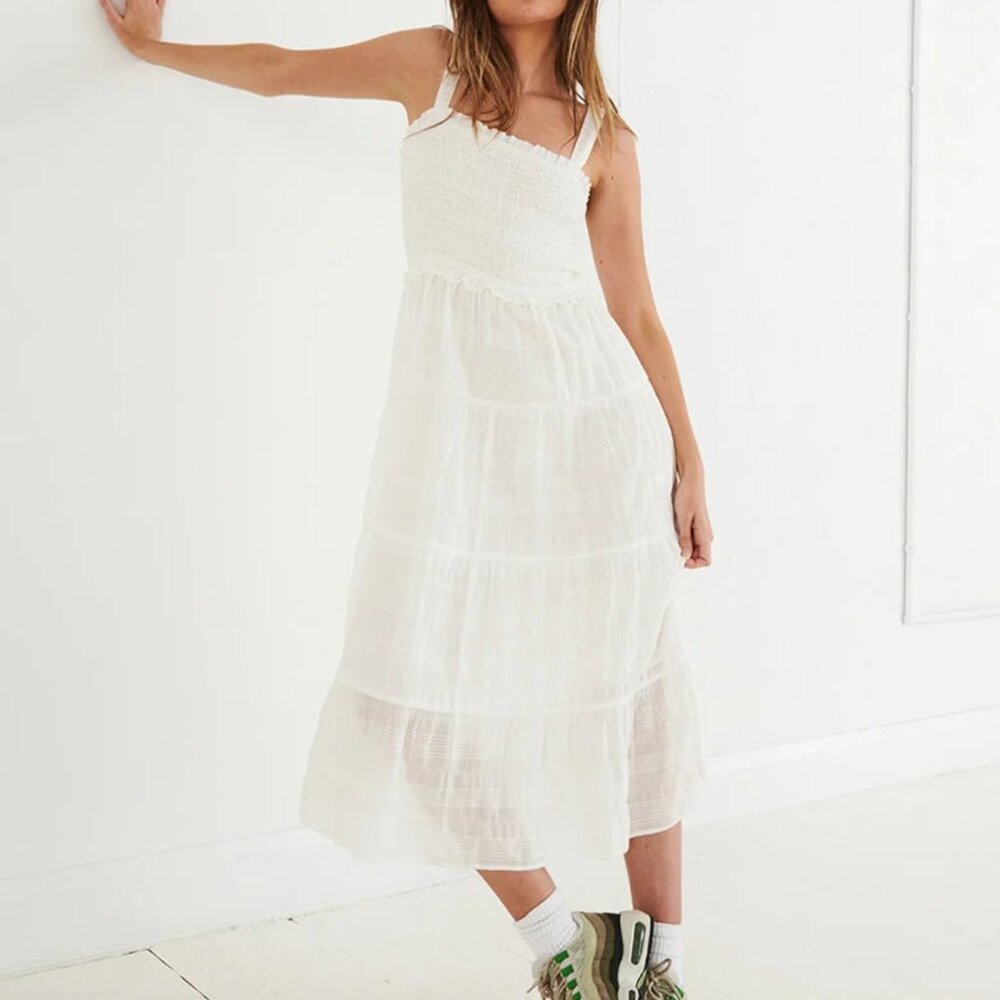 Ghanda White Brighton Dress